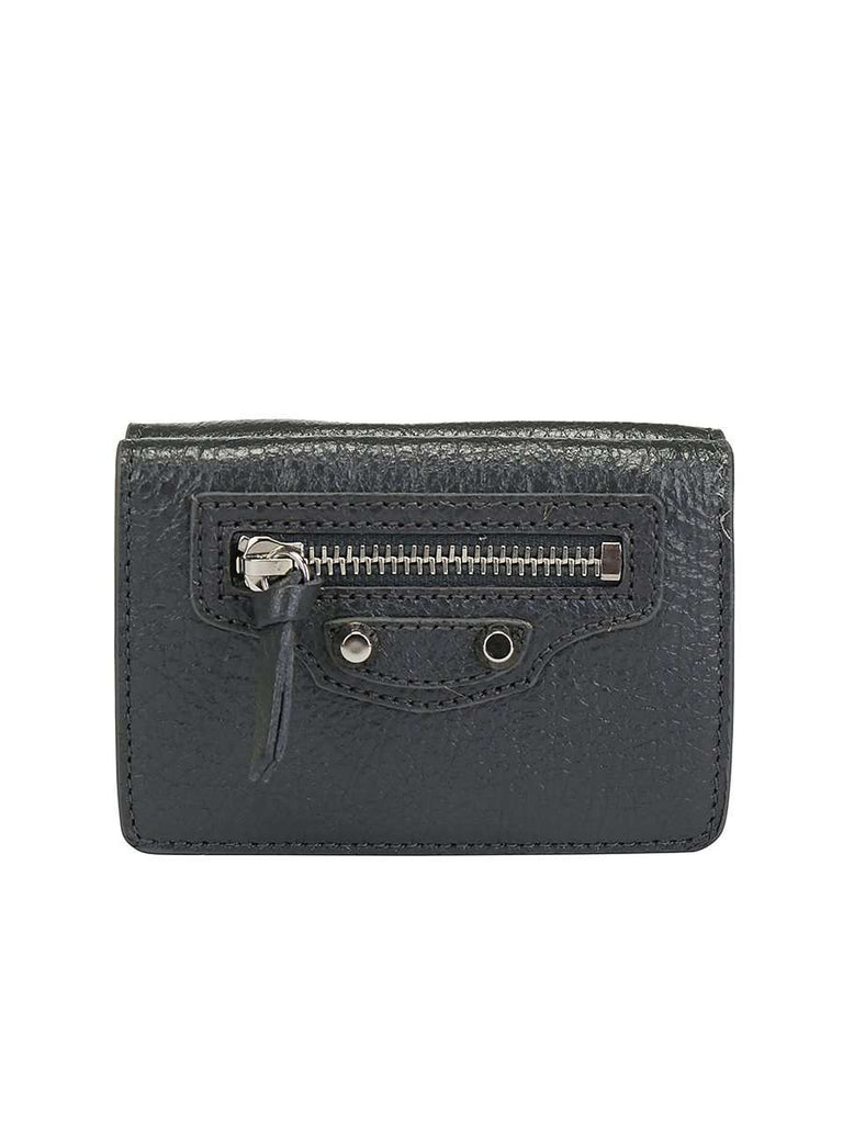Classic Mini Dark Grey Leather Wallet