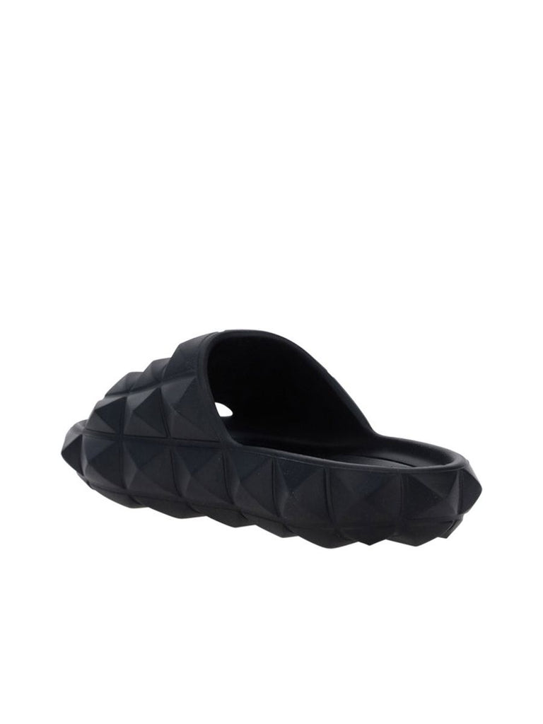 Roman Stud Turtle Slide Sandal in Rubber