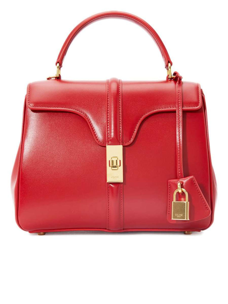 Small 16 Bag in Red Satinated Calfskin