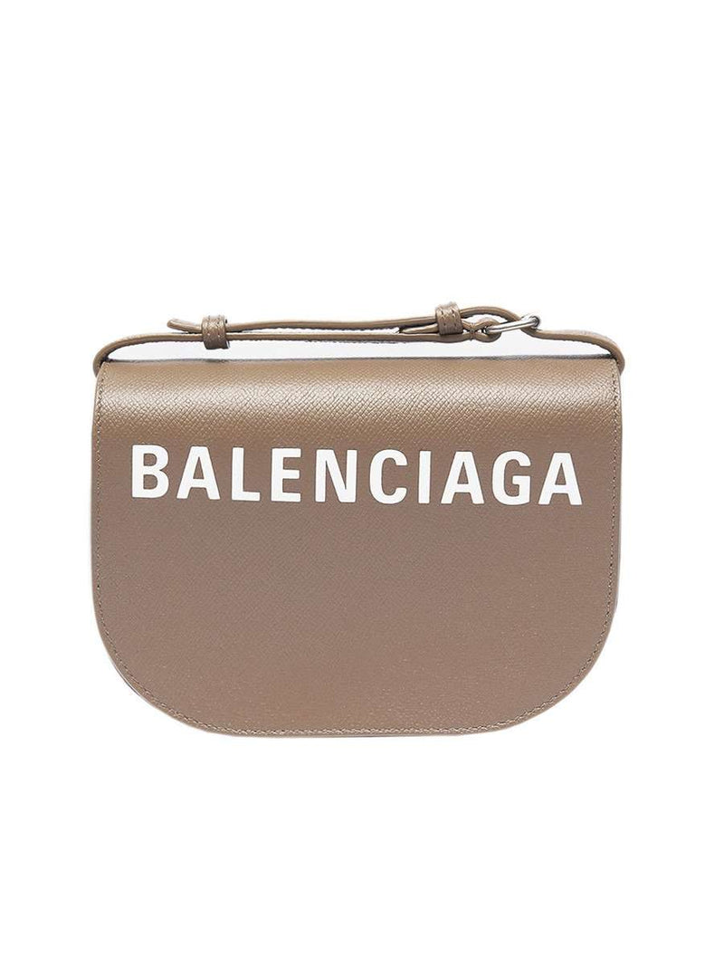 Balenciaga Ville Day XS Brown Leather Shoulder Bag Cosette