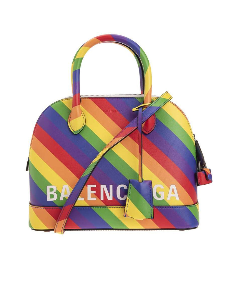 Balenciaga Ville Top Handle S Multicolour Leather Handbag Cosette