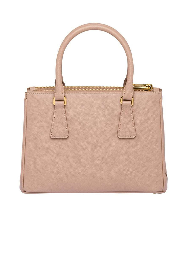 Galleria Saffiano Mini Cipria Leather Tote Bag