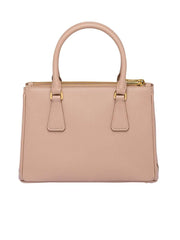 Galleria Saffiano Mini Cipria Leather Tote Bag