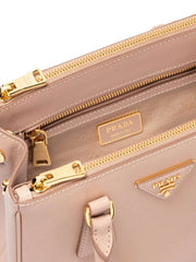 Galleria Saffiano Mini Cipria Leather Tote Bag