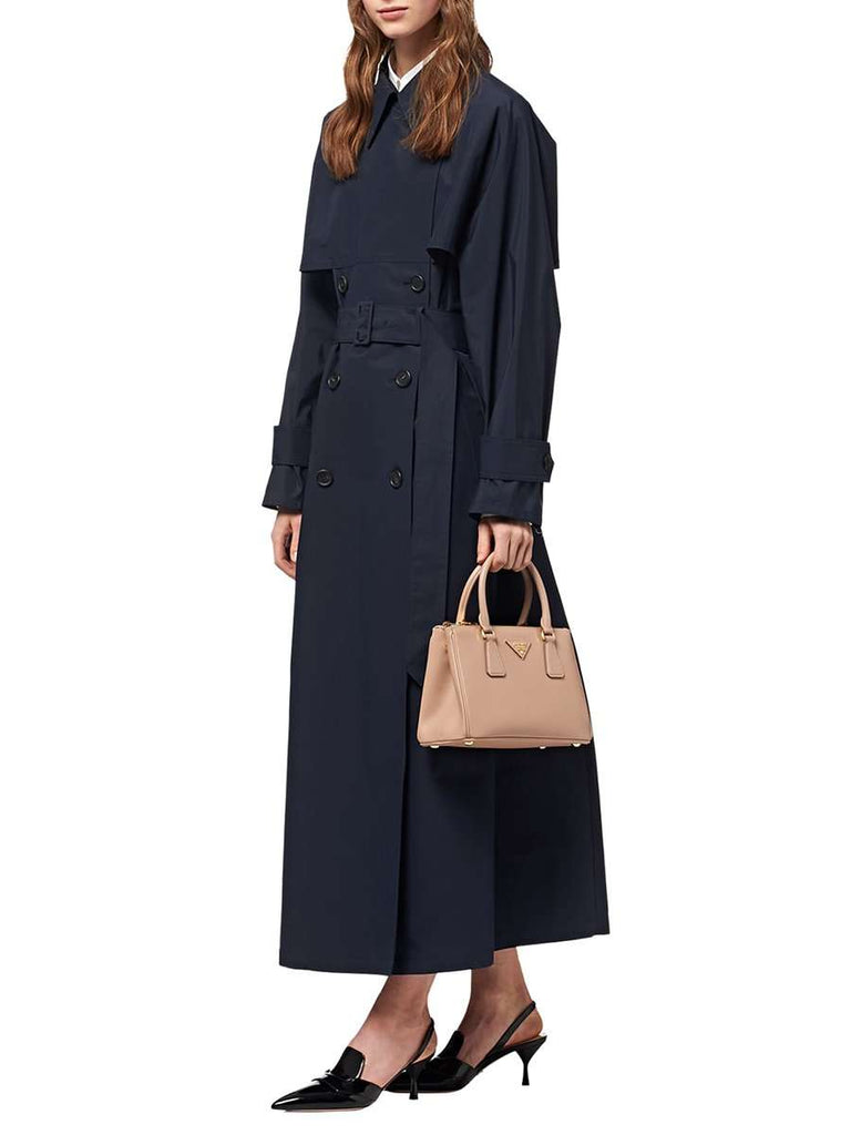 Galleria Saffiano Mini Cipria Leather Tote Bag