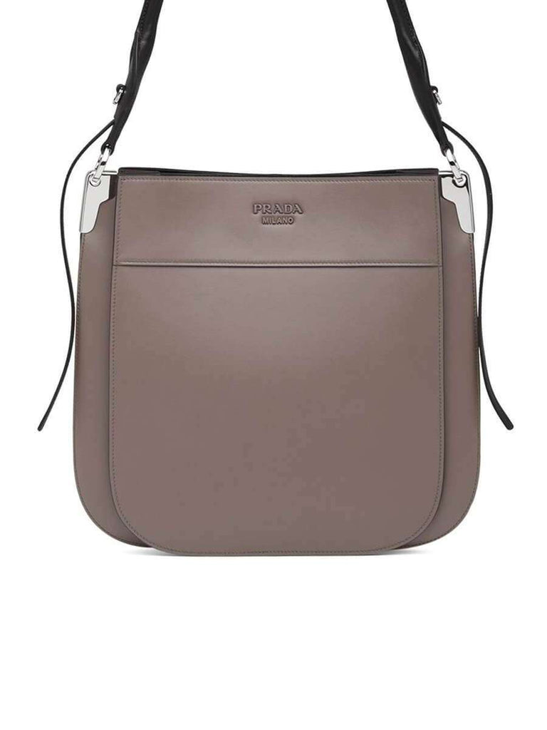 Margit Clay Leather Shoulder Bag