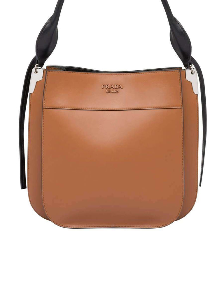 Margit Cognac Leather Shoulder Bag