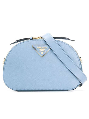 Odette Pale Blue Leather Belt Bag