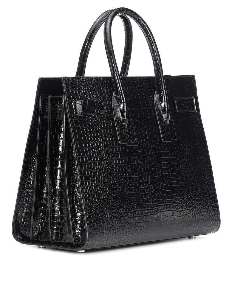 Classic sac de jour baby in embossed crocodile shiny leather sale