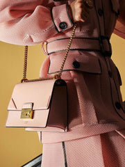 Kan U Small Shoulder Bag pink wearing