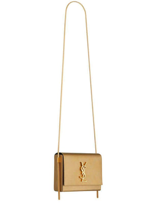 Gold Saint Laurent Kate Box Bag Saint Laurent Kate Box Bag In