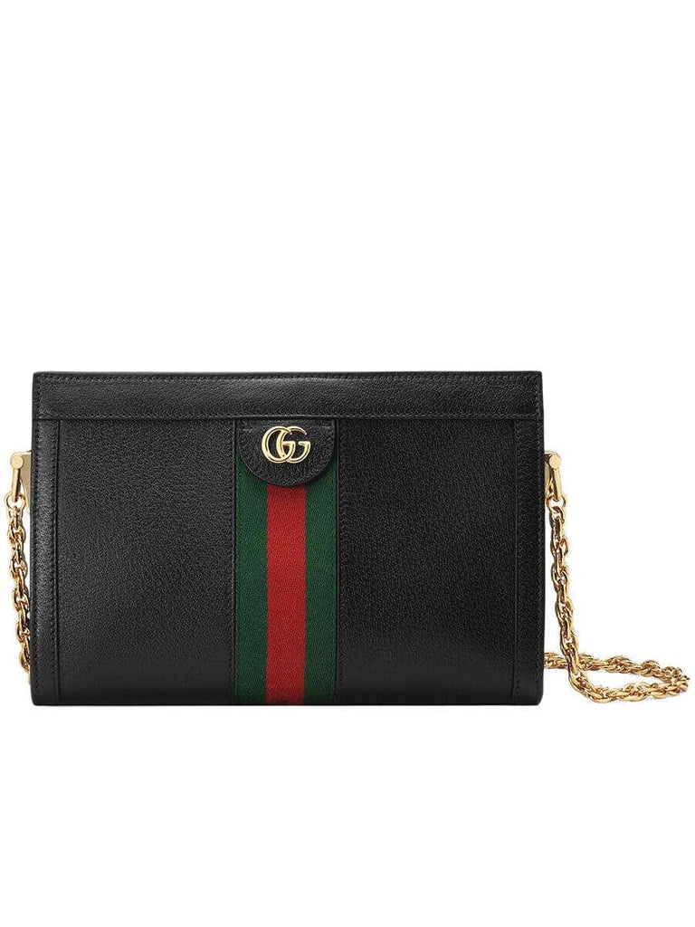 Gucci Soho Pebbled Tote Small Black in Leather with Gold-tone - US