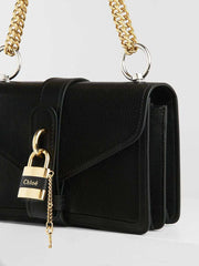 Aby Chain Shoulder Bag in Shiny Goatskin side