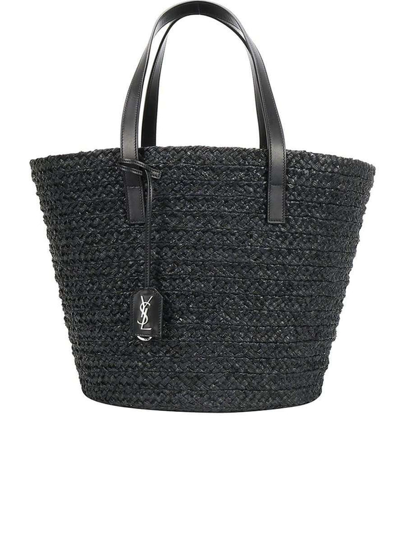 【送関込】Saint Laurent☆サンローラン Panier medium PANIER Medium bag in raffia | Saint Laurent 圣洛朗| YSL ZH