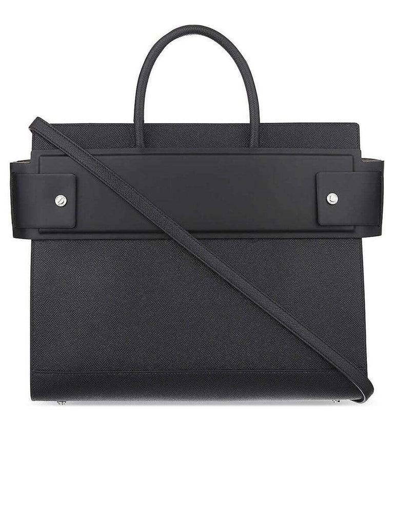 Medium Horizon Bag in Grained Leather back
