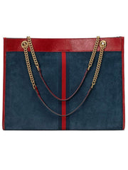 Large Rajah Tote Bag in Blue