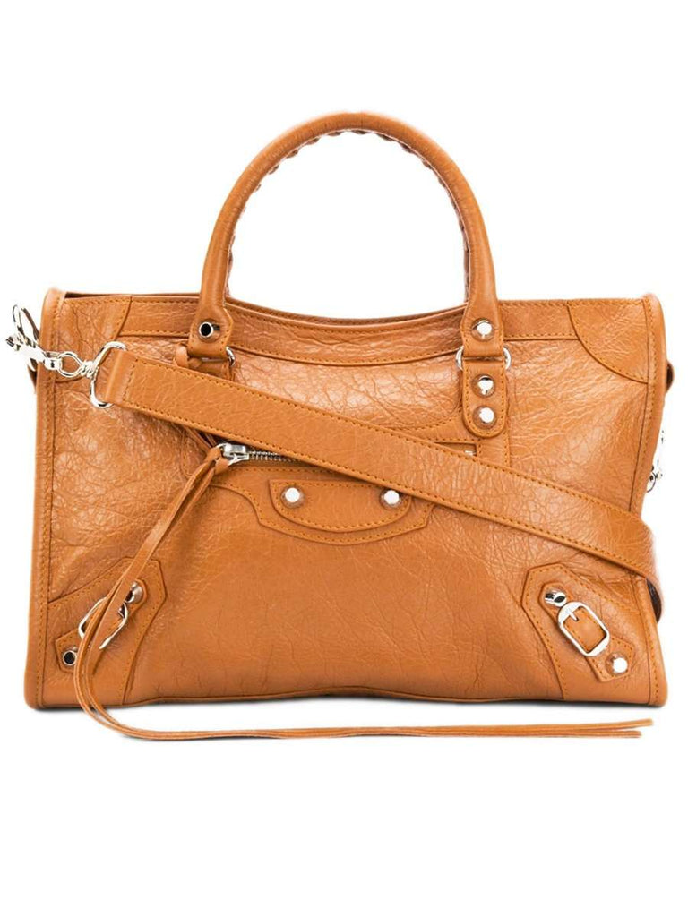Classic City Small Shoulder Bag in Camel