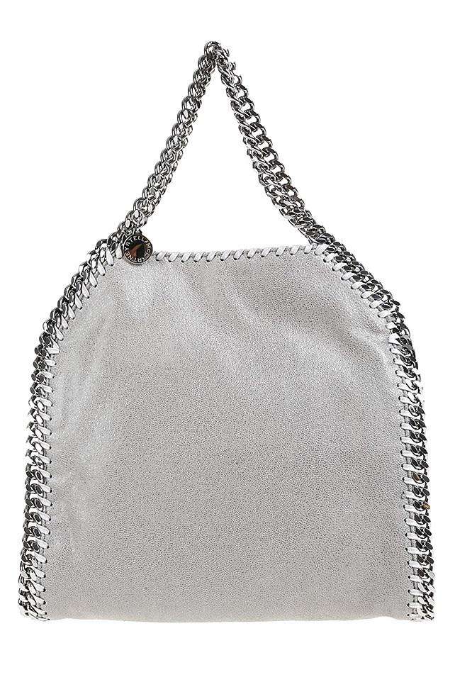 Falabella Mini Tote in Light Grey