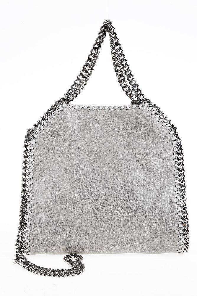 Falabella Mini Tote in Light Grey