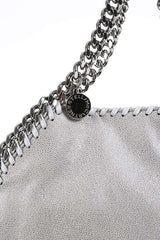 Falabella Mini Tote in Light Grey