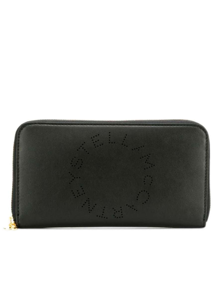 Stella Logo Continental Wallet in Black