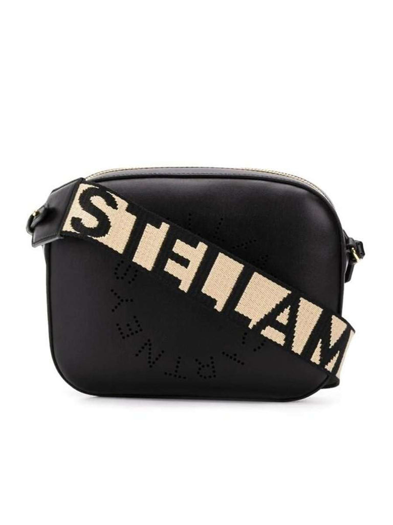 Stella Logo Mini Camera Bag in Black