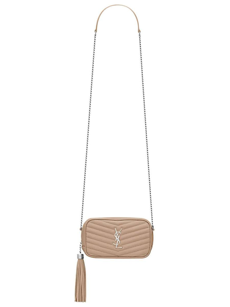 Ysl mini lou gold sand best sale