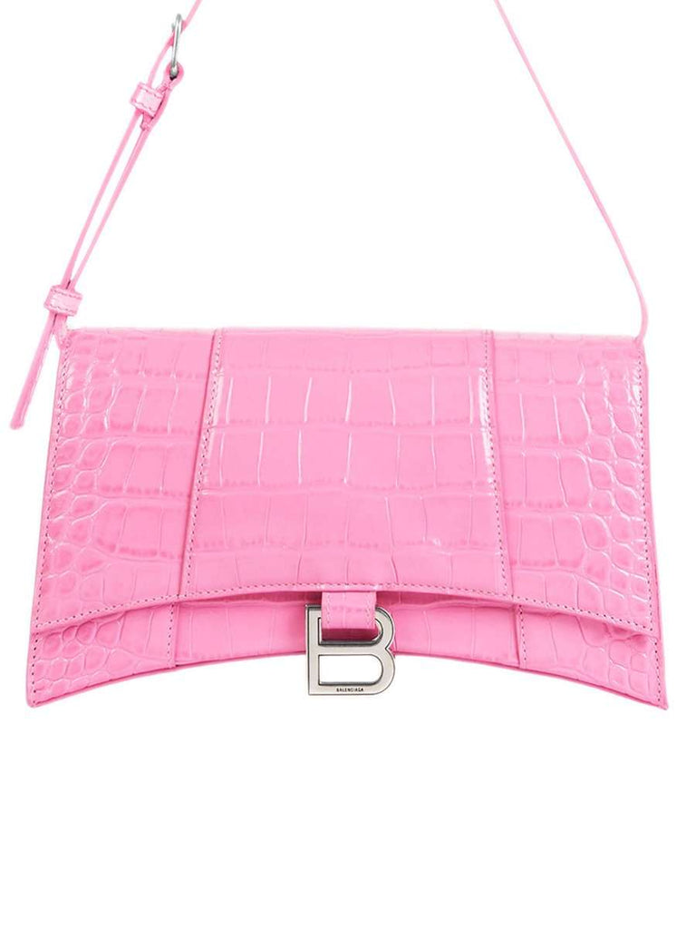 Hourglass Sling Bag in Light Pink