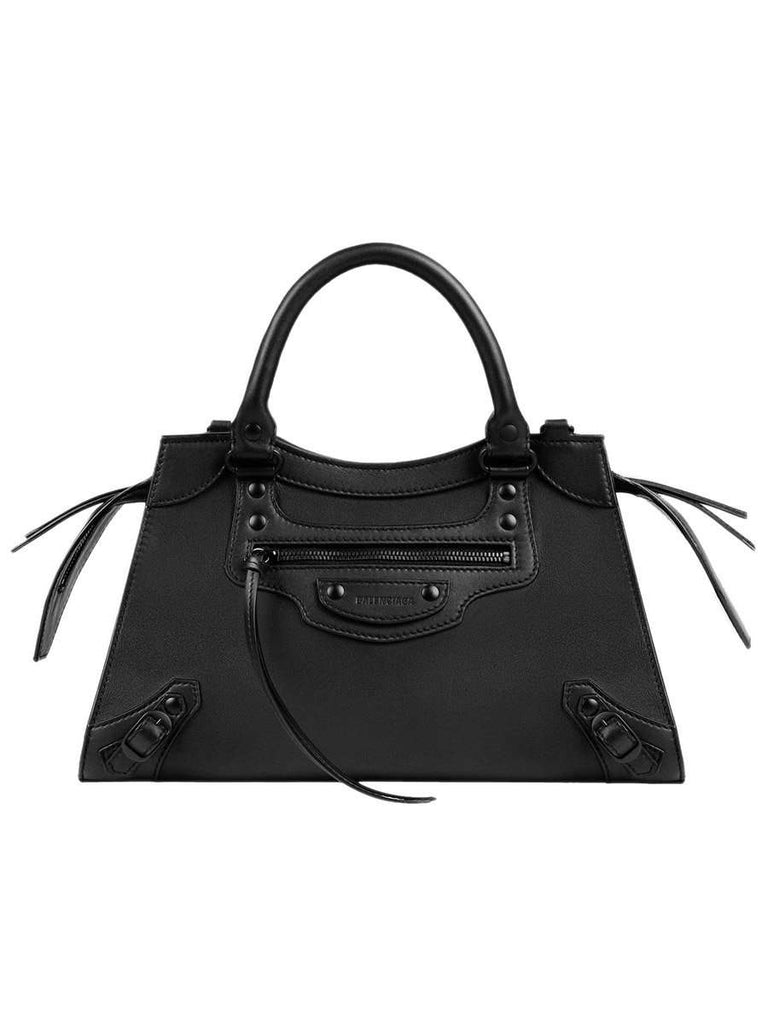 Neo Classic Small Top Handle Bag in Black
