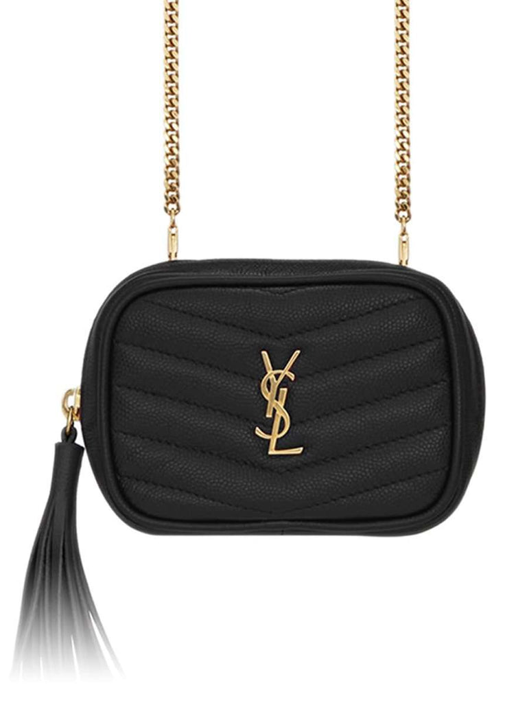 Lou baby bag in quilted grain de poudre embossed leather store