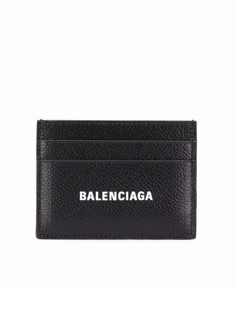 BALENCIAGA | Cash Card Holder in Black Four Business and Credit Card Slots