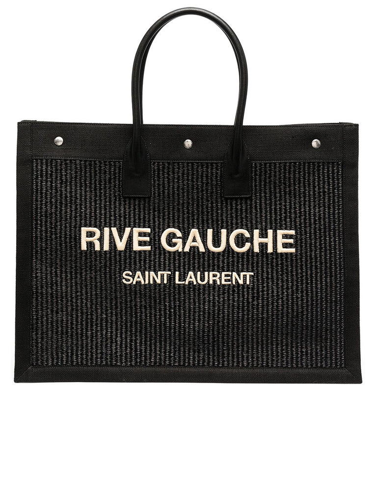 Rive Gauche Straw Tote Bag