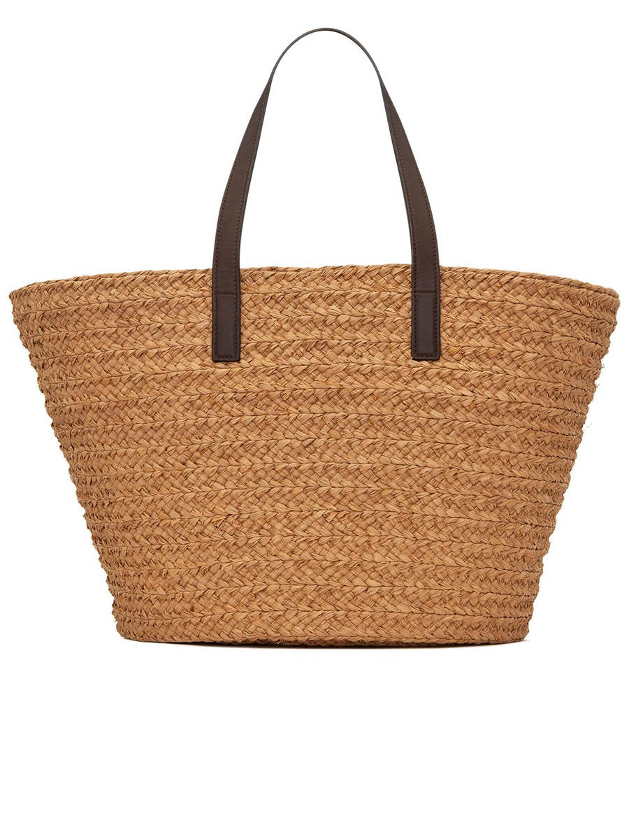 Saint Laurent Panier Medium Bag in Raffia | Designer Bags – COSETTE