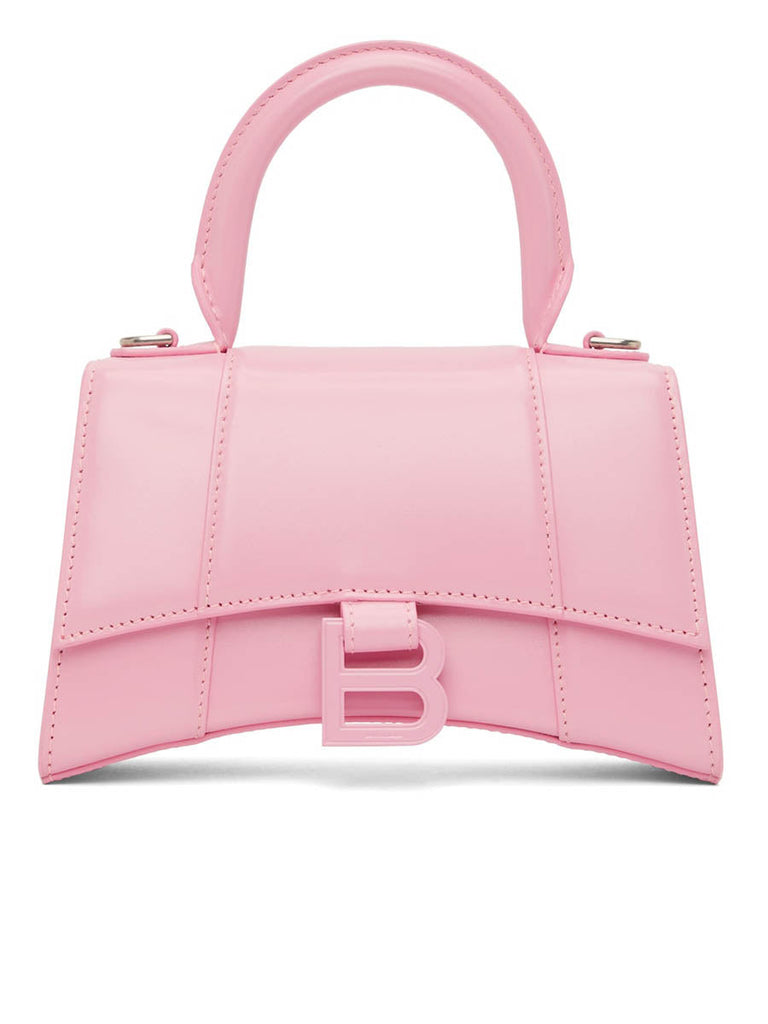 Hourglass Small Top Handle Bag in Candy Pink