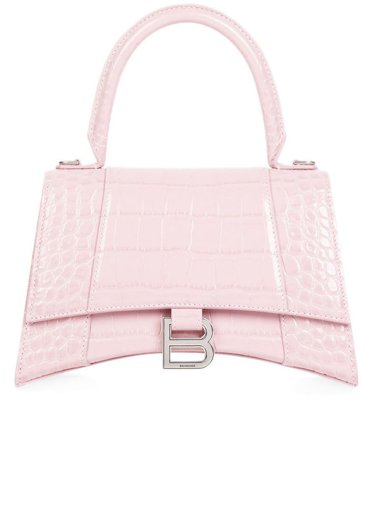 Hourglass Small Top Handle Bag in Pink