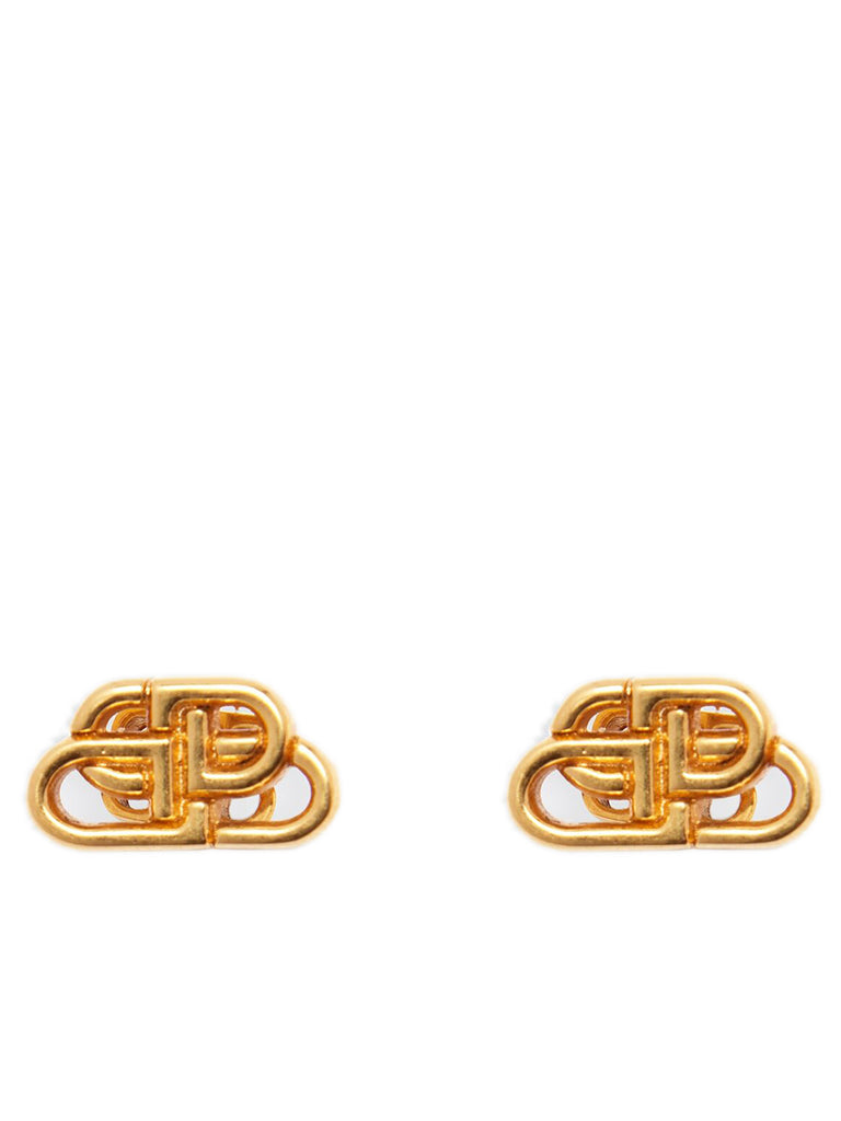 BALENCIAGA | BB XS Stud Earrings in Gold