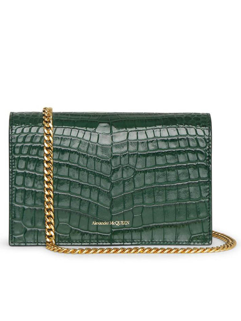Small Skull Bag in Emerald Green
