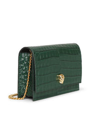 Small Skull Bag in Emerald Green