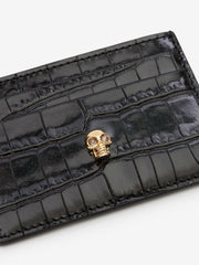 Leather Skull Card Holder