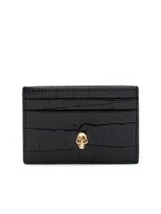 Leather Skull Card Holder