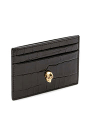 Leather Skull Card Holder