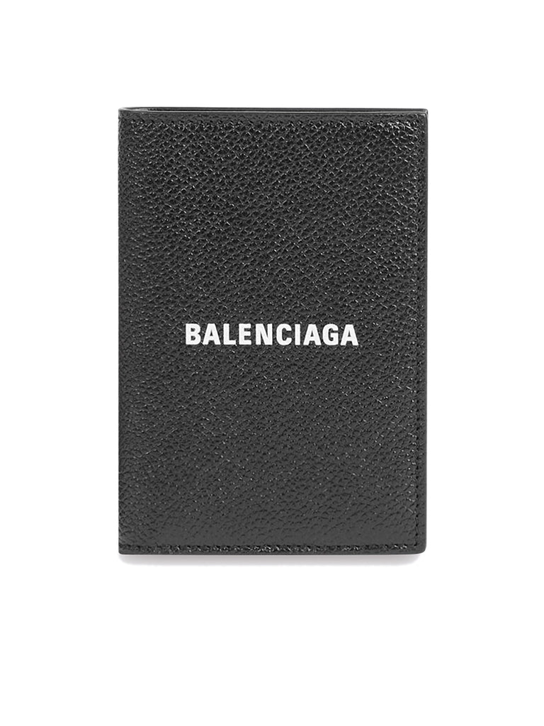 BALENCIAGA | Cash Verical Bifolded Wallet in Black/White
