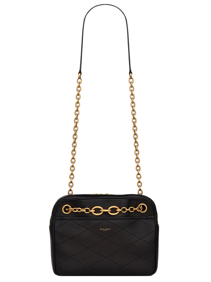 Saint Laurent Le Maillon Small Chain Bag in Quilted Lambskin – COSETTE