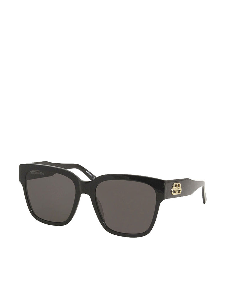 Balenciaga BB Square Sunglasses BB0056 in Black