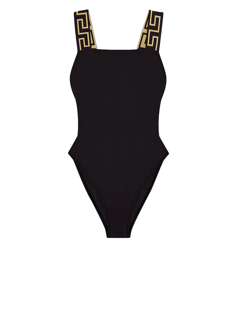 Greca Border One-piece Swimsuit