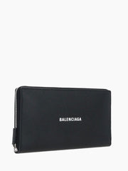 小物 BALENCIAGA \"CASH CONTINENTAL WALLET Men's Cash Continental Wallet in Black/white | Balenciaga US