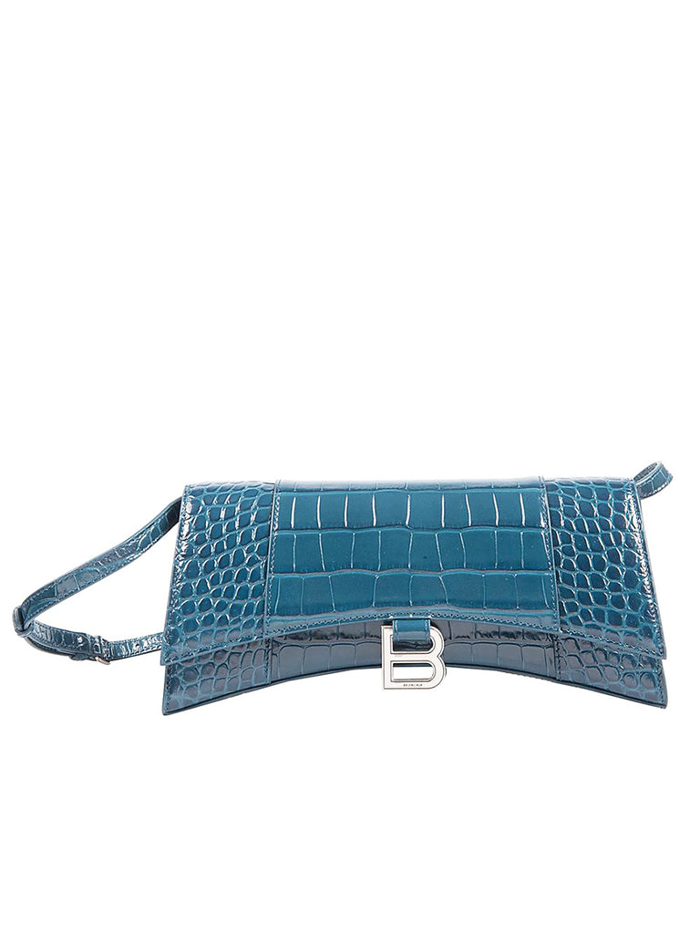 Hourglass Sling Bag in Blue