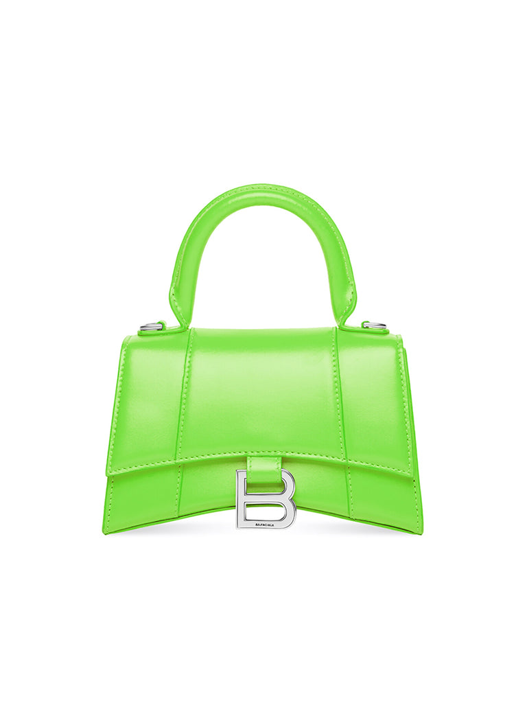 Hourglass XS Handbag Box in Bright Green