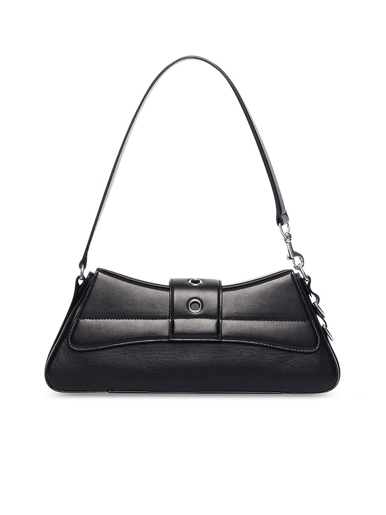 Lindsay Medium Shoulder Bag in Black – COSETTE