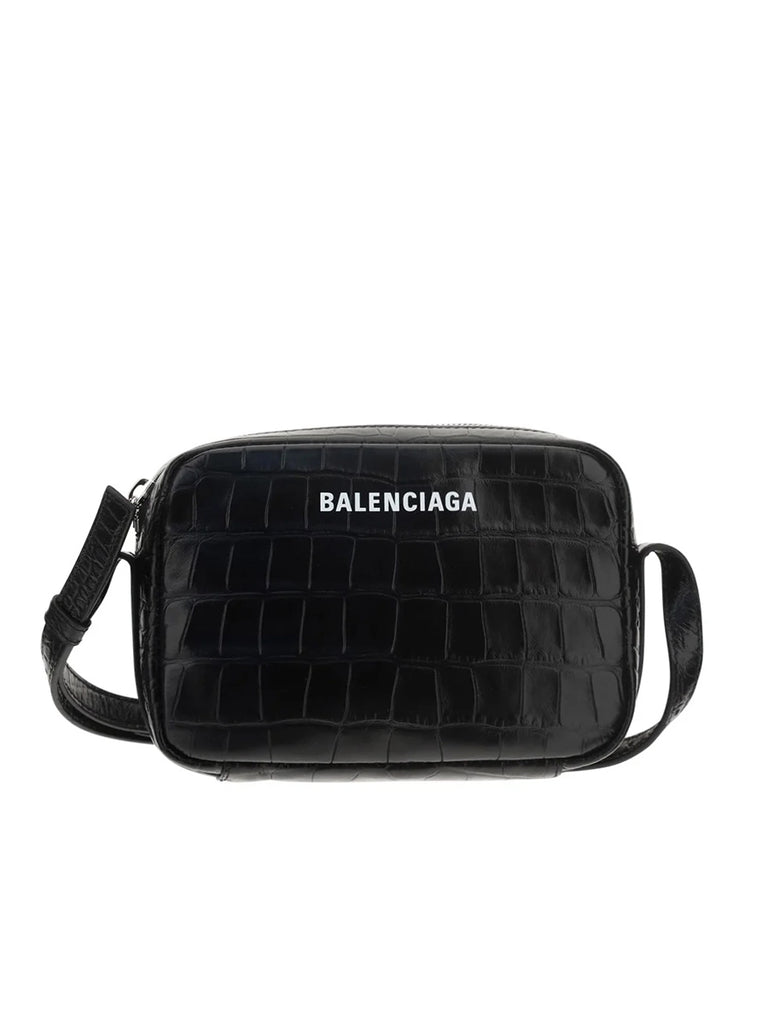 Balenciaga logo crossbody bag sale